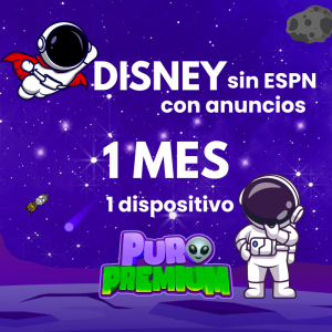 DISNEY CON ANUNCIOS (1 MES)